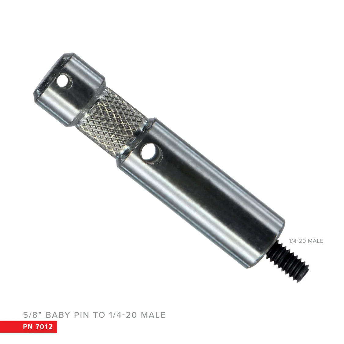 Baby Pin - 5/8" Baby Pin to 1/4-20 Male