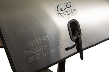 Aputure 1200D and 600D (with Lens accessory) Rain Hat