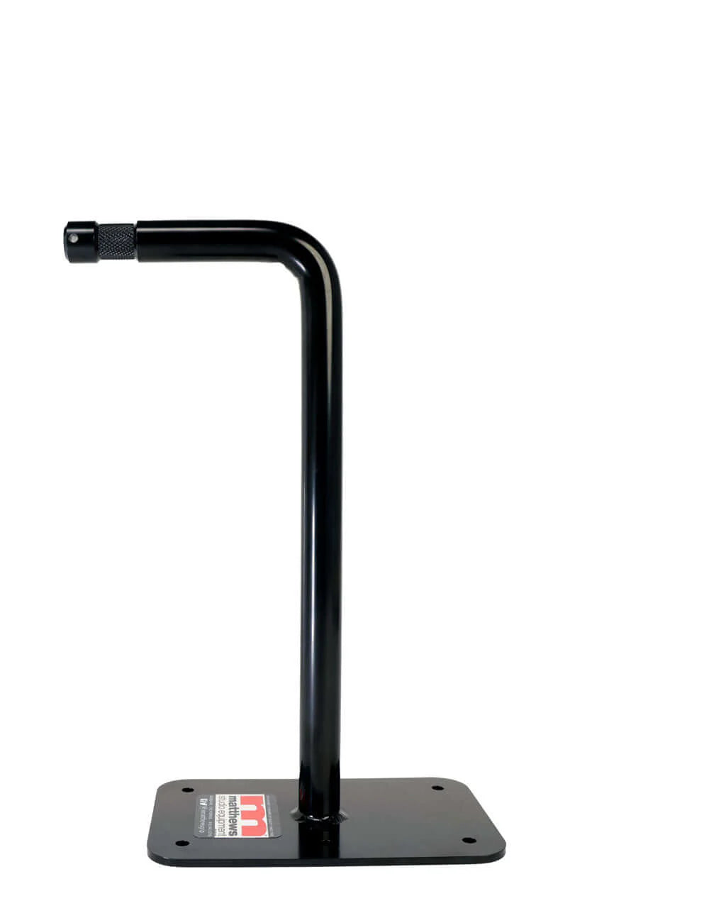 Black Hyper-Chrome Right Angle Baby Plate