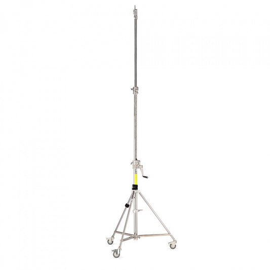 Avenger Wind Up Stand CS 3.0m/9.8ft 2 Riser, Braked Wheels