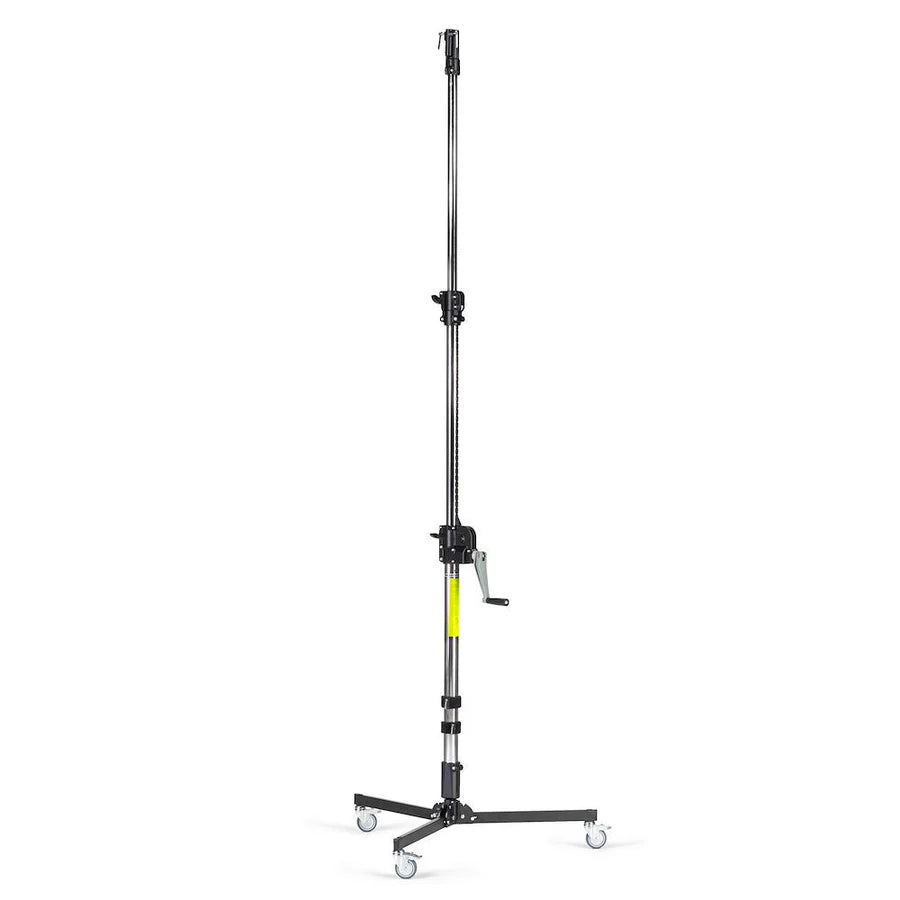 Manfrotto - 3-Sec Low Base Wind Up Stand with Wheels