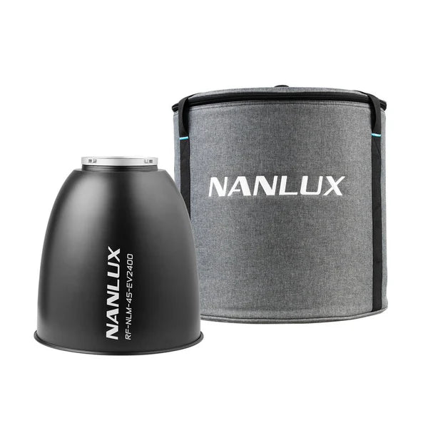 NANLUX NL Mount Reflector 45° for Evoke 2400B with soft bag