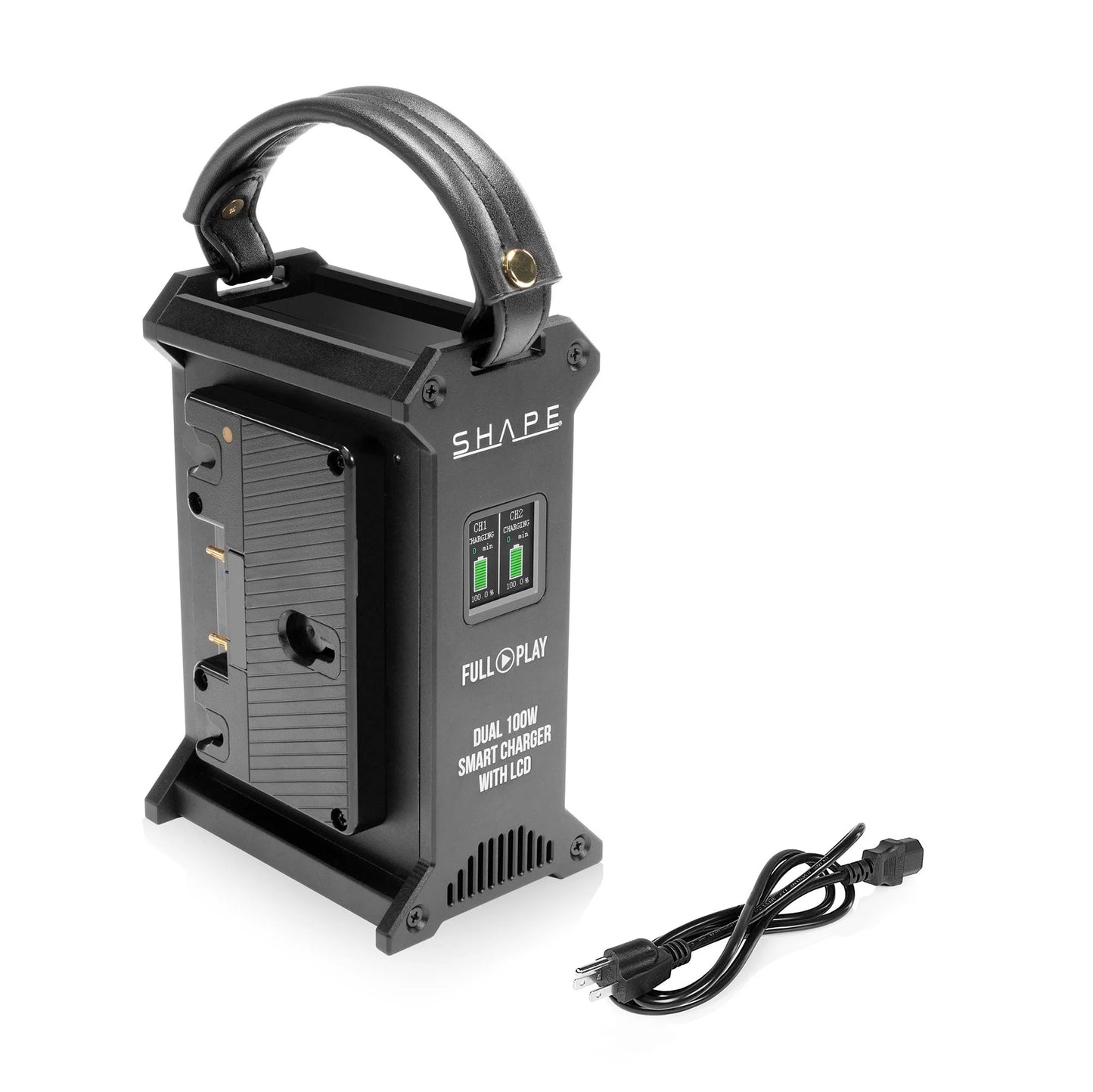 SHAPE FULL PLAY Dual Gold Mount 100W Fast Charger with LCD