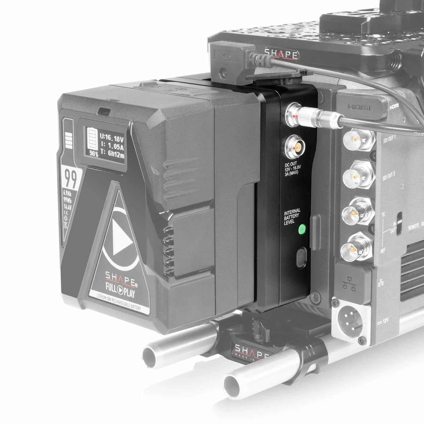 Batterie SHAPE Hot Swap V-Mount Power Box 14,4 V 36 Wh