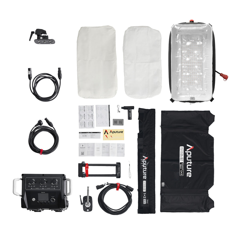 Aputure INFINIMAT 1x2 avec boîte à lumière transparente