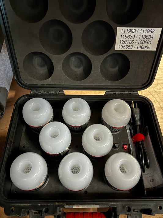 Aputure B7c 8 Light Kit with Charging Case - Rental Stock