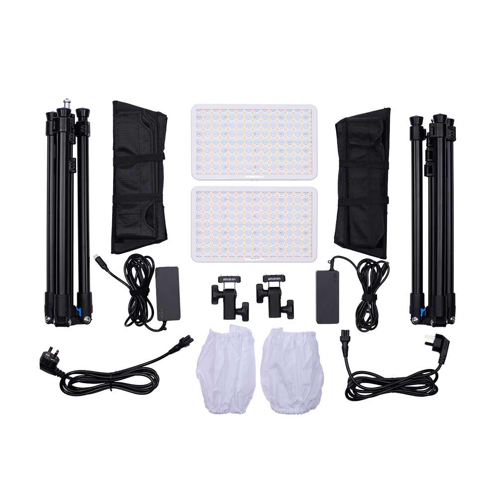 amaran Pano 60c Kit 2 lumières - Blanc