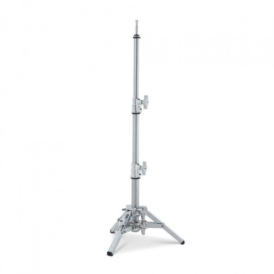 Pied Avenger Baby 10, base en acier, montants en aluminium, argent, 100 cm/39,4 po
