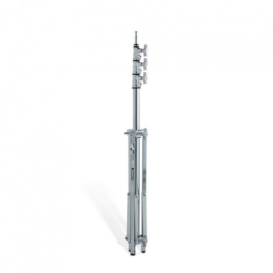 Avenger Pied Bébé 35 Argent 350 cm/138 po en Acier à Triple Colonne