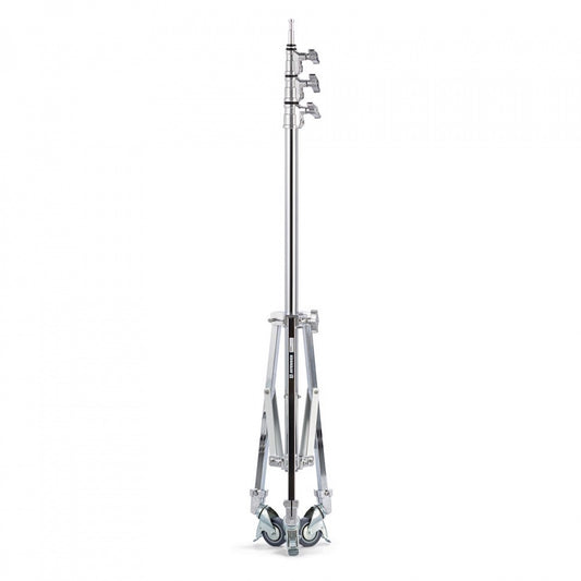 Pied haut et bas à roulettes Avenger Baby 4,3 m/14,1 pi, acier chromé et aluminium