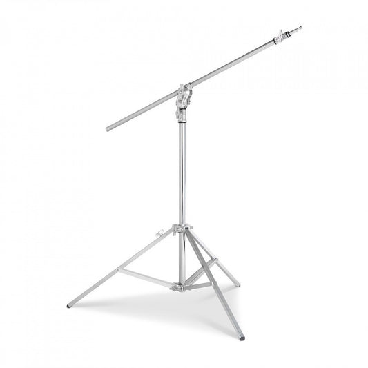 Pied combiné Avenger Baby avec perche, acier chromé 39, 390 cm/153,6 po