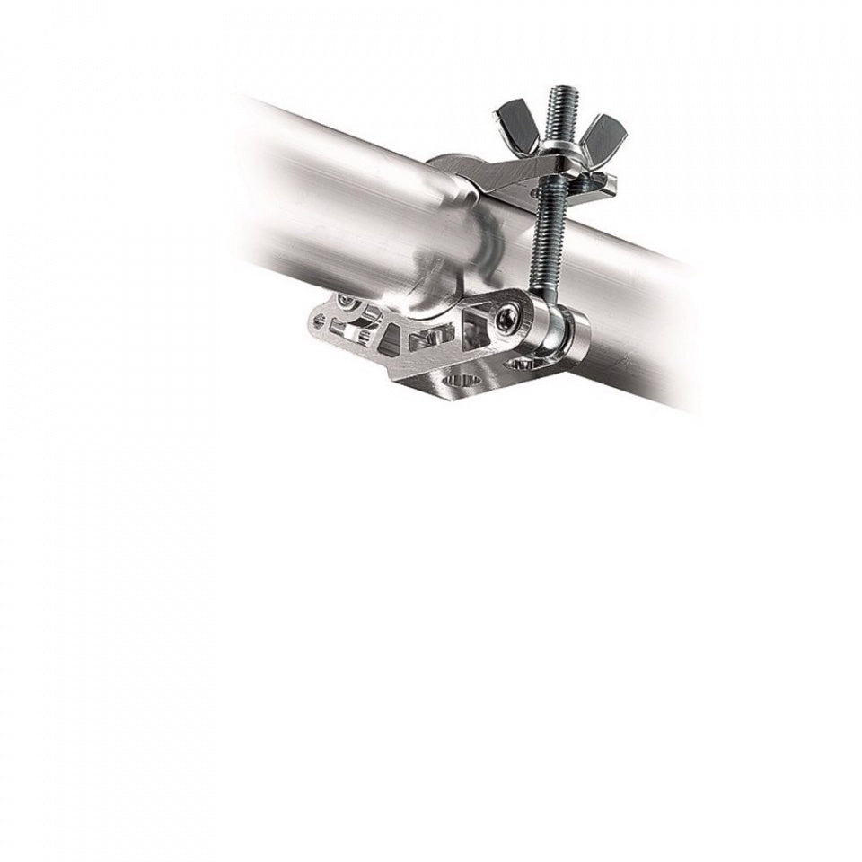 Coupleur à œil Avenger MP, pince mince argentée avec trou de 12,5 mm/0,5 po