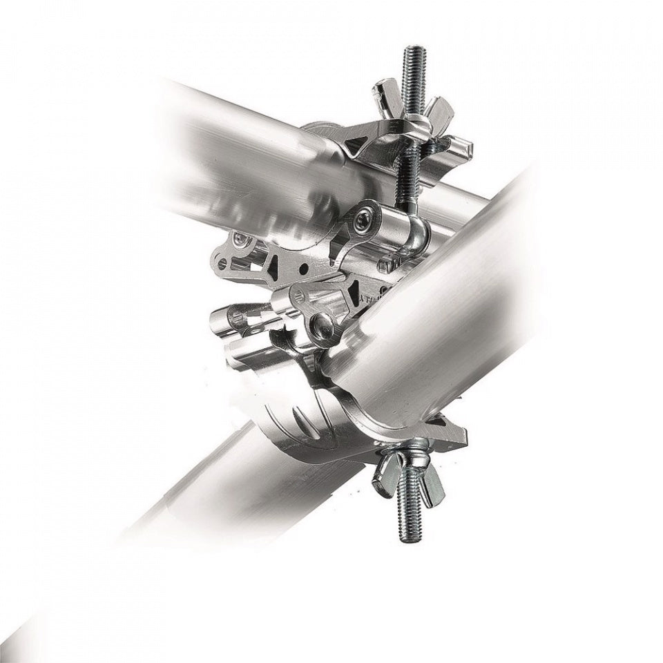 Pince coupleur à œil Avenger LP double, pivotant à 360°, 48-52mm Ø