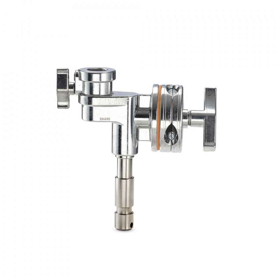 Rotule Jumbo Avenger 4.5po, argentée avec tige et récepteur Jr.