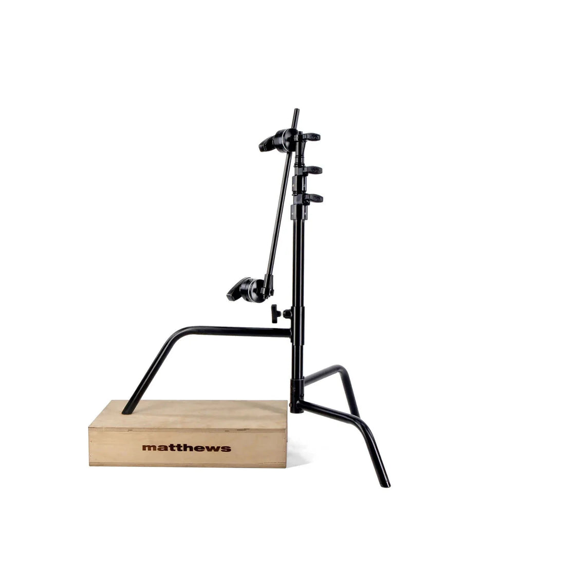 Support en C Matthews 20 pouces avec pied coulissant, avec tête et bras de fixation