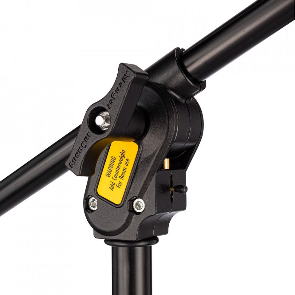 Pied combiné Avenger Baby avec perche, aluminium noir 392 cm/154,3 po avec sac