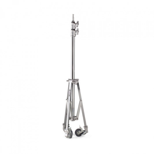 Base basse à roulettes Avenger Baby 290 cm/114 po, base en acier chromé, montants en aluminium