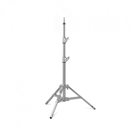 Pied Avenger Baby 17, base en acier, montants en aluminium, argent, 170 cm/35 po