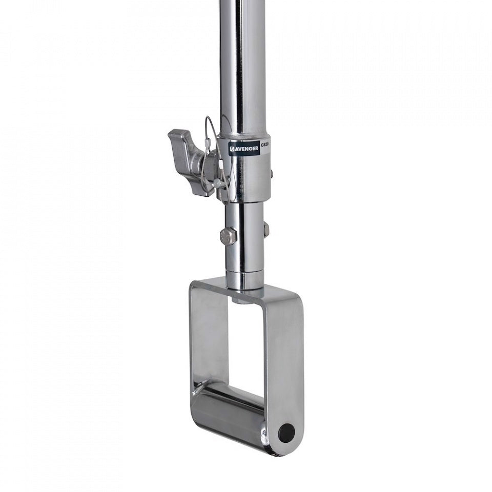 Avenger Support télescopique avec étrier, 117-197cm/46.1-77.6in