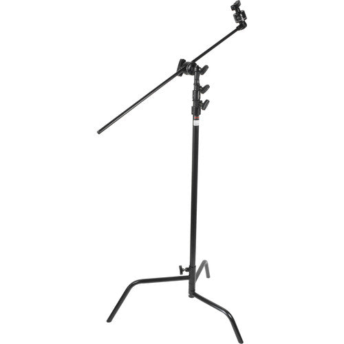 Matthews 40" C-Stand avec jambe coulissante, tête de préhension et bras (noir, 10,5') 