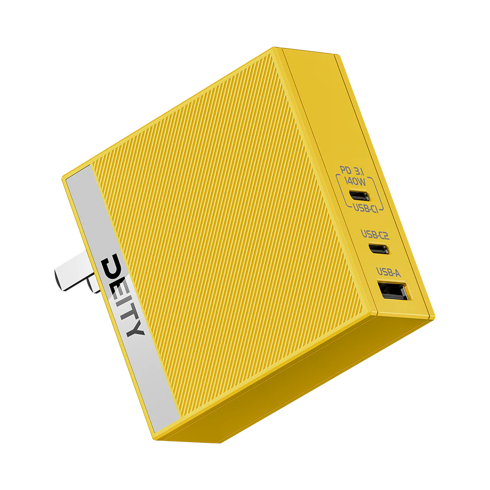 Adaptateur secteur GaN 140 W - USB-C / Type A (États-Unis)