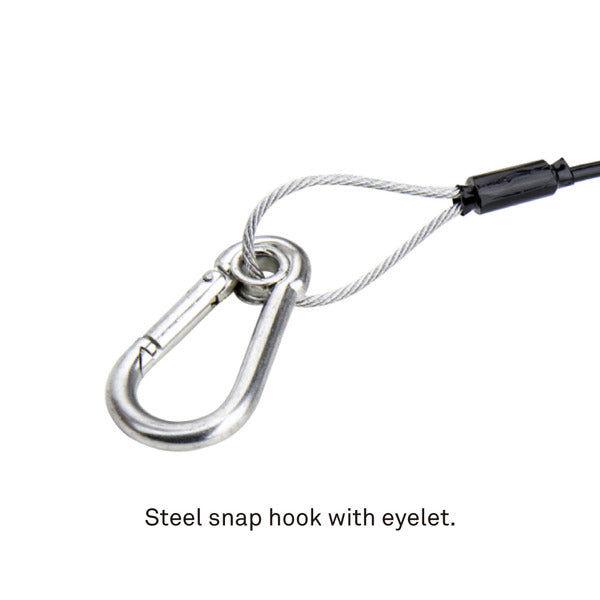 Câble de sécurité KUPO de 70 cm - diamètre 3,0 mm avec gaine en PVC