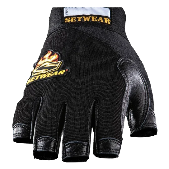 Leather Fingerless Glove