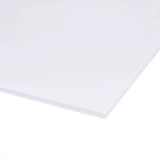 Noyau en mousse 4' x 8' (3/16") 4.5mm - Blanc/Blanc 