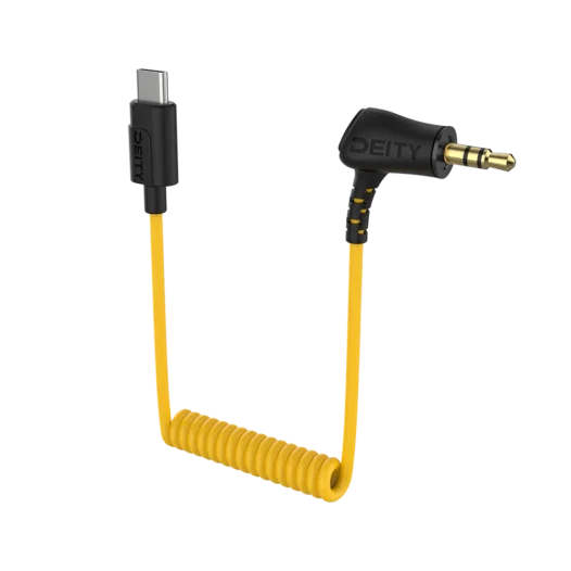 Deity C21 - 3.5 TRS To USB-C Coiled Audio Cable