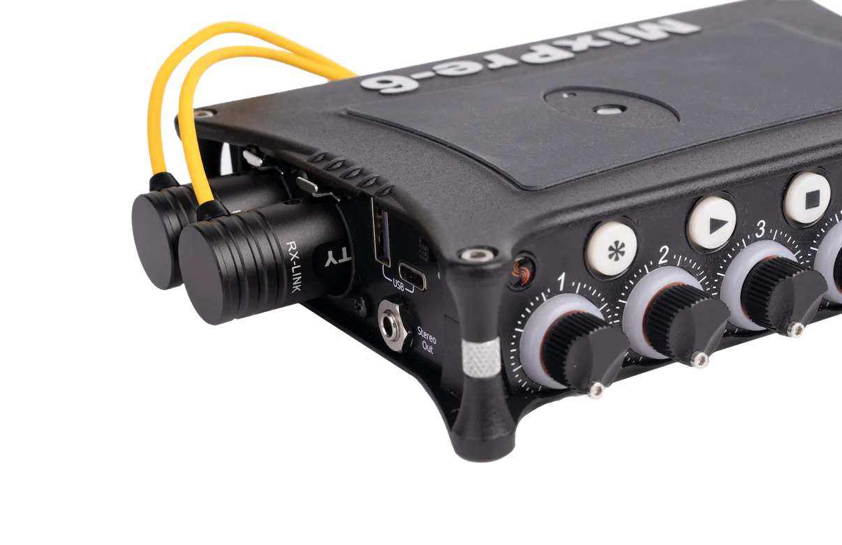 Deity Wireless Timecode Cable - RX-Link - Locking 3.5mm to Right Angle XLR