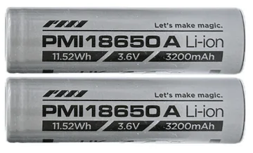 PMI 18650 Battery (Pack of 2)