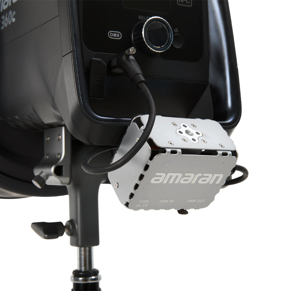 amaran USB-C to 5-Pin DMX In & Out Adapter