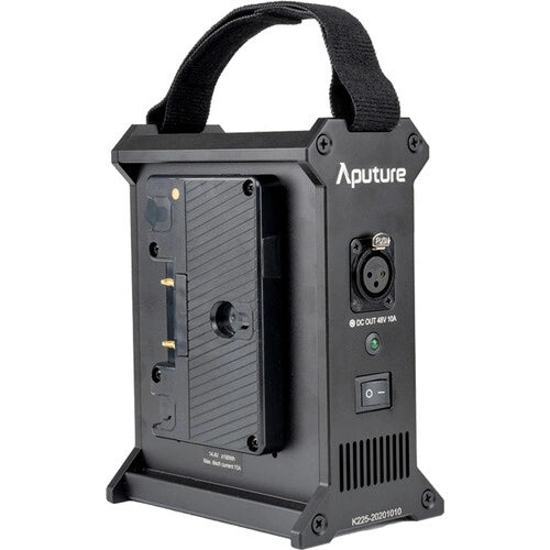 Aputure 2-Bay Battery Power Station (Gold Mount 48v)