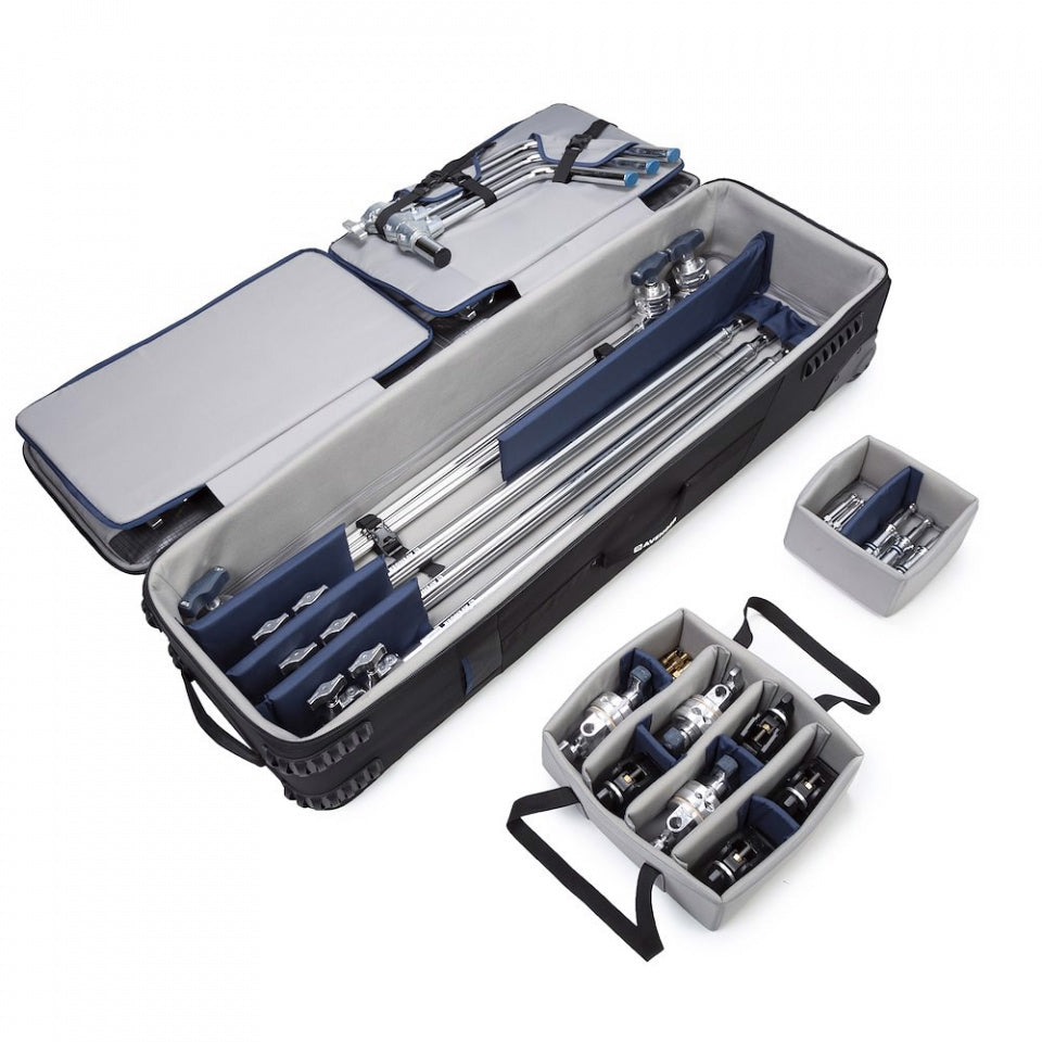 Triple C Roller Case for Detachable C-Stands and Accessories