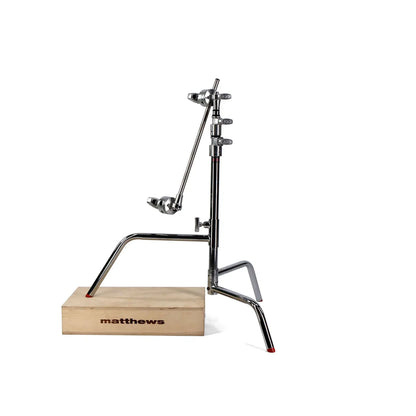 Matthews 20" C-Stand w/Sliding Leg, Includes Grip Head & Arm