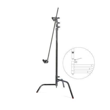 Matthews Century C+ Stand with Turtle Base and Grip Arm Kit (10.5')