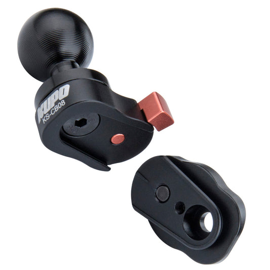 Kupo - Ball Head with 1/4in-20 Quick Release Bracket For Monitor