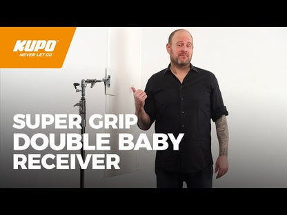 Kupo - 5/8in Swivel Super Grip Double Baby Receiver