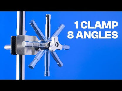 Kupo - Right-Angle Super Viser Center Jaw Clamp with Baby Pin