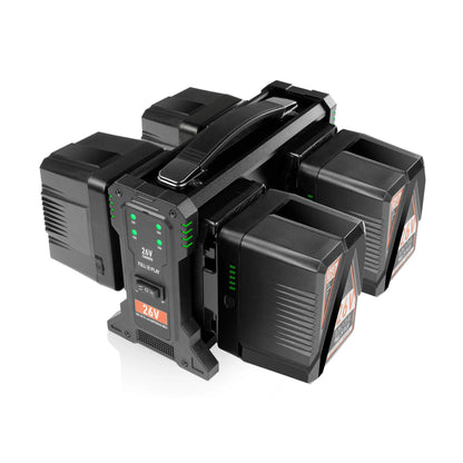 SHAPE Full Play Intelligent 4-Channel Gold Mount Battery Charger for 26 V Batteries