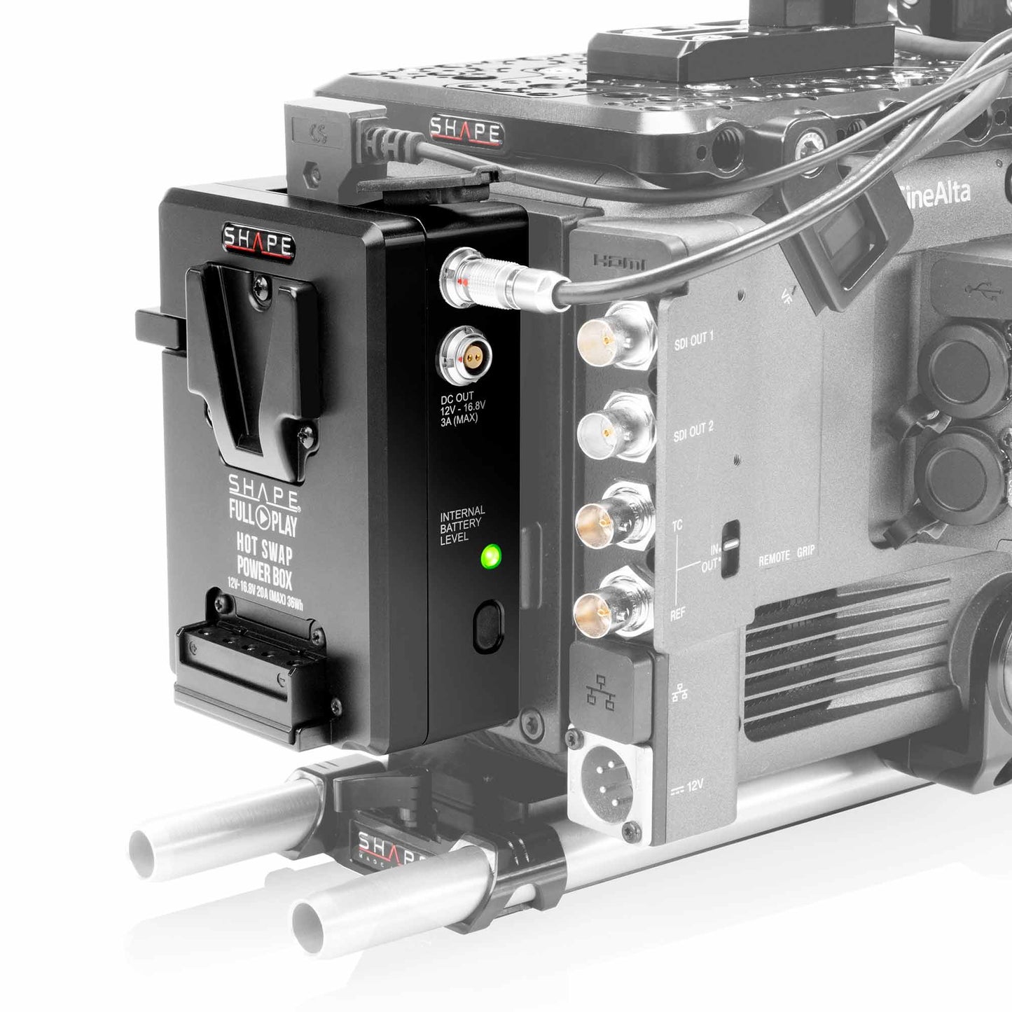 Batterie SHAPE Hot Swap V-Mount Power Box 14,4 V 36 Wh