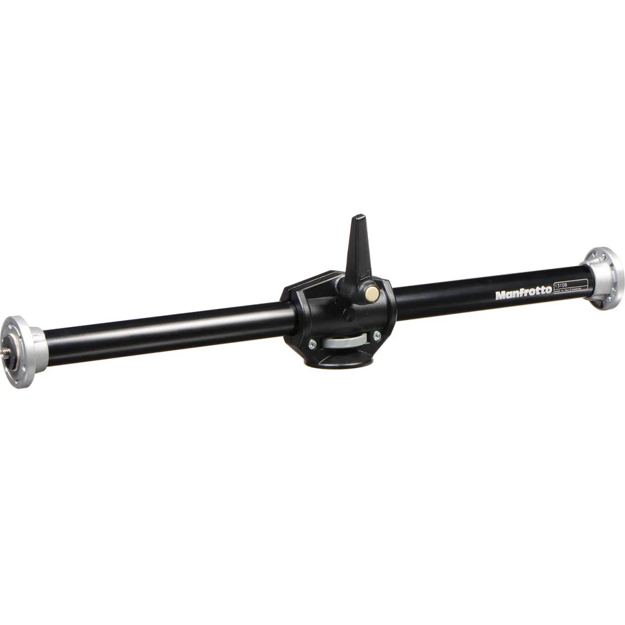 Manfrotto - Bras horizontal noir pour fixer 2 têtes
