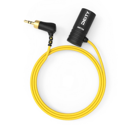 Deity Wireless Timecode Cable - RX-Link - Locking 3.5mm to Right Angle XLR