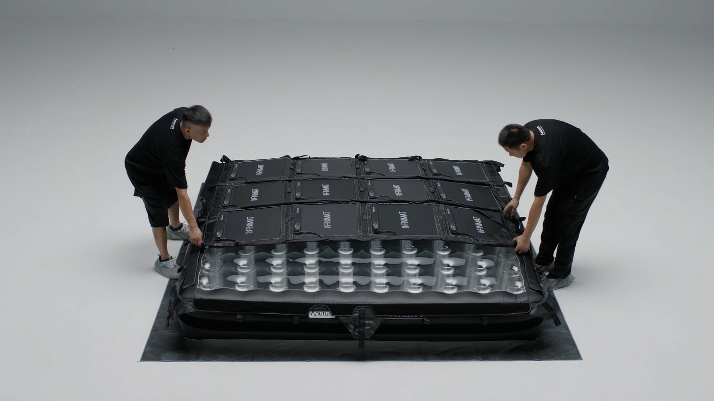 Aputure INFINIMAT 20x20 avec boîte à lumière transparente